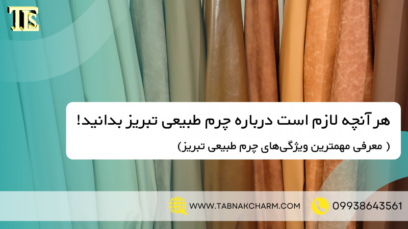 هر آنچه نیاز است درباره چرم طبیعی تبریز بدانید!